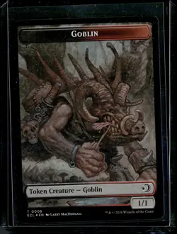 Treefolk // Goblin Double-Sided Token - Foil - ECL - NM - MTG - Image 1