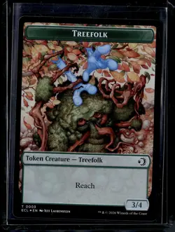 Treefolk // Goblin Double-Sided Token - Foil - ECL - NM - MTG - Image 2