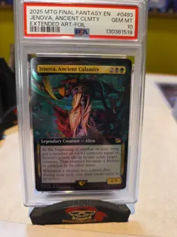 Magic The Gathering Final Fantasy Jenova Ancient Extended Foil 0493 PSA 10 Pop 2 - Image 1