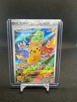 Pokemon TCG Pikachu SVP 027 Scarlet & Violet Black Star Promo English Sealed - Image 1