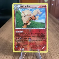 Arcanine 12/99 Reverse Holo Rare Black & White Next Destinies Pokemon TCG NM - Image 1