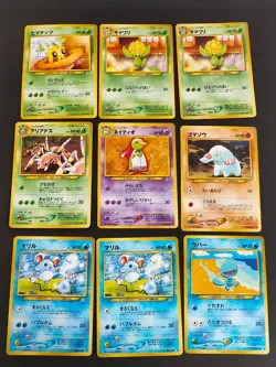 Pokemon Cards Japanese Vintage Bulk Lot Gym Challenge Neo Genesis fym32-13 - Image 2