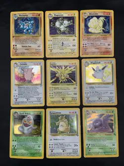 Vintage Pokemon Card Holo Rare WOTC Era Lot - Fossil, Jungle, Base Set 2, HP/DMG - Image 1