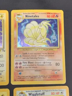Vintage Pokemon Card Holo Rare WOTC Era Lot - Fossil, Jungle, Base Set 2, HP/DMG - Image 4