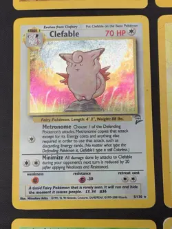 Vintage Pokemon Card Holo Rare WOTC Era Lot - Fossil, Jungle, Base Set 2, HP/DMG - Image 5