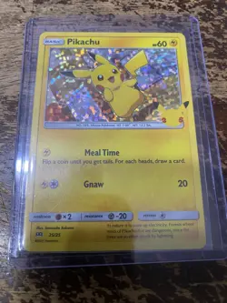 Pokemon TCG Pikachu McDonald's 25th Anniversary 25/25 Promo Holo Card 2021 VHTF - Image 1