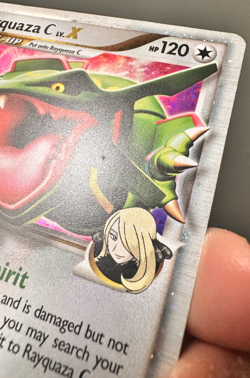 Pokemon Rayquaza CLV.X DP47 Diamond + Pearl Promo Holo 120 HP English 2009 - MP - Image 3