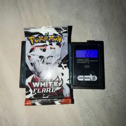 Very Heavy! 22.7g! Pokemon TCG SV10.5 White Flare Booster Pack Sealed! - Image 1