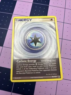 Pokemon TCG Cyclone Energy 90/108 Power Keepers Regular Card LP - Image 1