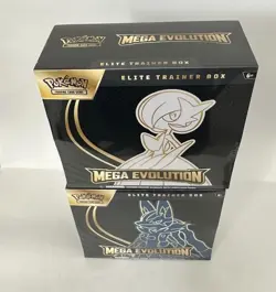 Pokemon TCG Mega Evolution ETB Lot Gardevoir & Lucario Sealed - Image 1