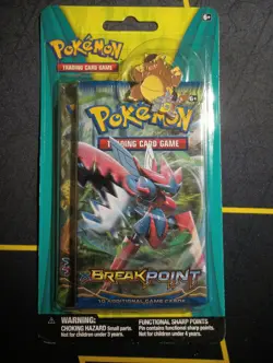 Vintage 2016 New Pokemon XY Breakpoint Fates Collide 2 Booster Pack Pin Blister - Image 2