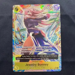 Jewelry Bonney OP13-108 SR Alt Art Carrying On His Will One Piece TCG English - Image 1