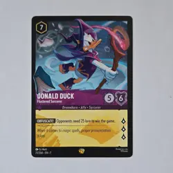 Disney Lorcana Donald Duck-Flustered Sorcerer Character Card 73/204 - Image 1