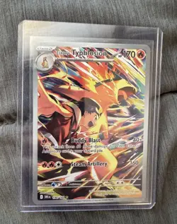 Pokemon TCG Ethan's Typhlosion Destined Rivals Illustration Rare Card 190/182 - Image 1