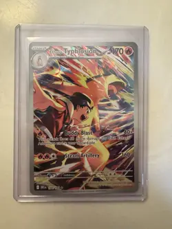 Pokemon TCG Ethan's Typhlosion Destined Rivals Illustration Rare Card 190/182 - Image 2