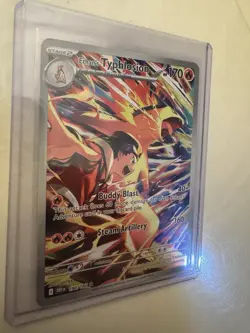 Pokemon TCG Ethan's Typhlosion Destined Rivals Illustration Rare Card 190/182 - Image 3