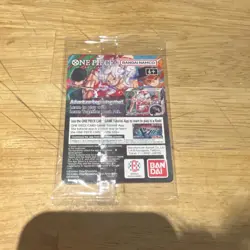 Bandai One Piece CCG Monkey D Luffy US Voyage Promo Holo Card - Image 2