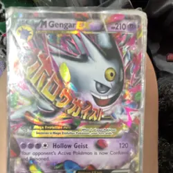 Pokemon M Gengar EX Mega Holo Psychic TCG Card 210 HP English - Image 3