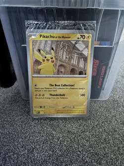 Pikachu At The Museum x Natural History London Jumbo Pokemon Card Mint sealed - Image 1