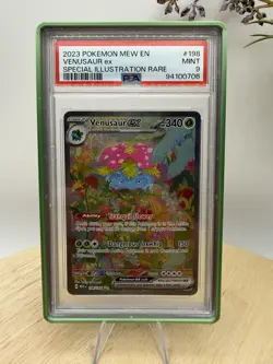 Pokemon TCG Venusaur EX Scarlet & Violet 151 Card Sir 198/165 PSA 9 - Image 1