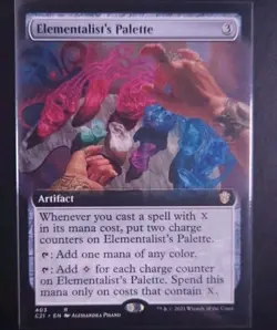 Elementalist's Palette (Extended Art) Commander 2021 Regular Near Mint MTG Card - Image 1