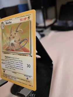 Pokemon TCG Raichu Holo Rare Card 1995 Unlimited Fossil 14/102 HOT° !! Trading - Image 4