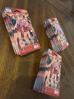 One Piece Card Game EB-03 Heroines Sleeved Booster Pack - Lot of 20 - Sealed - Image 1