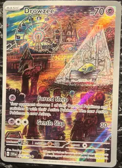 Drowzee 151 Scarlet & Violet Komiya Art Rare Pokemon Card Near Mint NM 💫 - Image 1