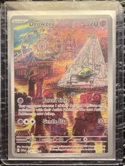 Drowzee 151 Scarlet & Violet Komiya Art Rare Pokemon Card Near Mint NM 💫 - Image 4