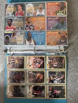NBA Basketball Card Collection - Large Binder + Sleeved Cards - Huge Lot - Image 1
