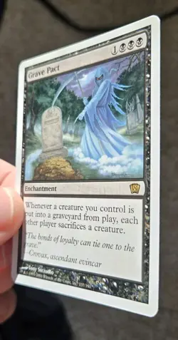 Grave Pact 8th Edition 8ED NM Rare Black Enchantment MTG - Image 2