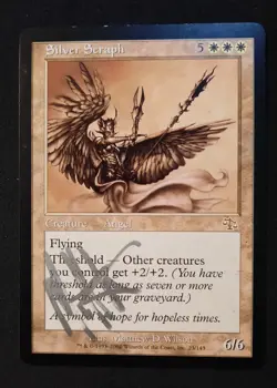 MTG Silver Seraph-Artist Signed (Matthew D. Wilson)- Judgment #23 - Image 1