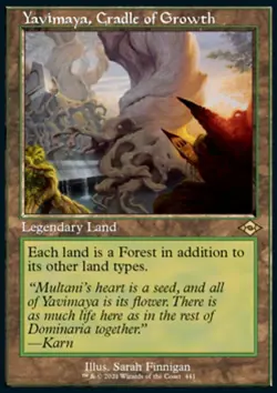 MTG Yavimaya, Cradle of Growth (441/632) Modern Horizons 2 LP - Image 1