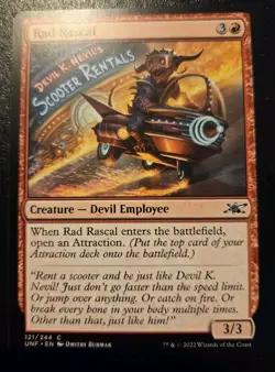 Rad Rascal 121/244 UNF Common Unfinity Magic: The Gathering - Image 1