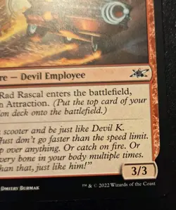 Rad Rascal 121/244 UNF Common Unfinity Magic: The Gathering - Image 5