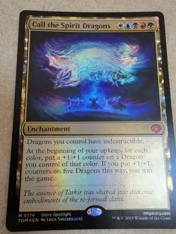 Call the Spirit Dragons - Foil Tarkir: Dragonstorm - Mtg - Image 1