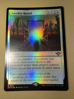 FOIL ANOTHER ROUND mtg NM Outlaws of Thunder Junction Rare - Image 1