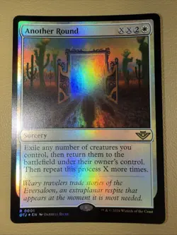 FOIL ANOTHER ROUND mtg NM Outlaws of Thunder Junction Rare - Image 2