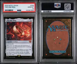 2023 Magic Gathering Lord Rings One Ring #246 PSA 10 #8134 - Image 3