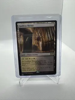 Magic the Gathering - Godless Shrine NM (shock-land) - Ravnica Allegiance - VLP - Image 1