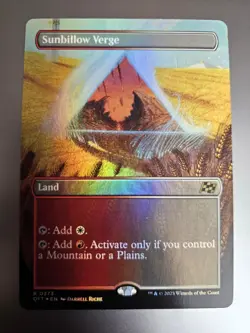 Magic the Gathering #373 Sunbillow Verge Foil - Image 1