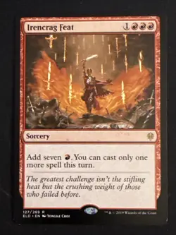 1x Irencrag Feat (127) Throne of Eldraine LP MTG Magic the Gathering x1 MKE - Image 1