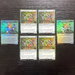 MTG *Pawpatch Recruit X4 (with 2 Foil Tokens)* (NM) Bloomburrow Magic - Image 1
