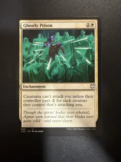 Ghostly Prison, Kaldheim Commander, Near Mint, Magic the Gathering MTG - Image 1