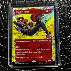 Spider-Punk (0210) (Borderless) Marvel's Spider-Man Pack Fresh! Foil Rare - Image 1
