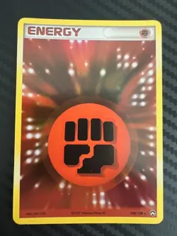 Pokemon TCG Fighting Energy 108/108 Reverse Holo Rare Power Keepers MP/HP - Image 1