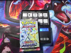 HEAVY! GOD PACKUUU 22.35g Prismatic Evolutions Pokemon TCG Booster (SEALED) - Image 1