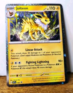 POKEMON JOLTEON SVP 169 COSMOS HOLO BLACK STAR PROMO NM NEAR MINT - Image 1