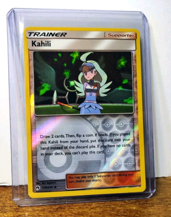 POKEMON KAHILI 179/214 REVERSE HOLO TRAINER LOST THUNDER LP-NM - Image 3