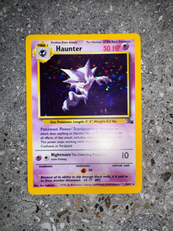 Pokemon TCG Cards Haunter 6/62 Fossil Holo Rare NM - Image 4